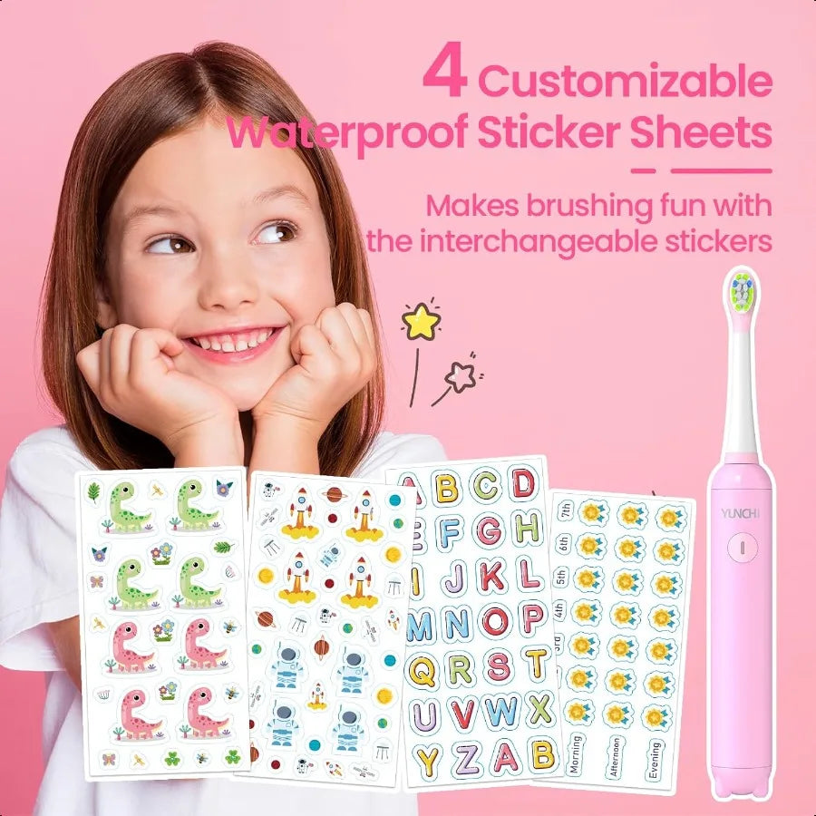 K5 Rechargeable Electric Toothbrush With Waterproof Stickers