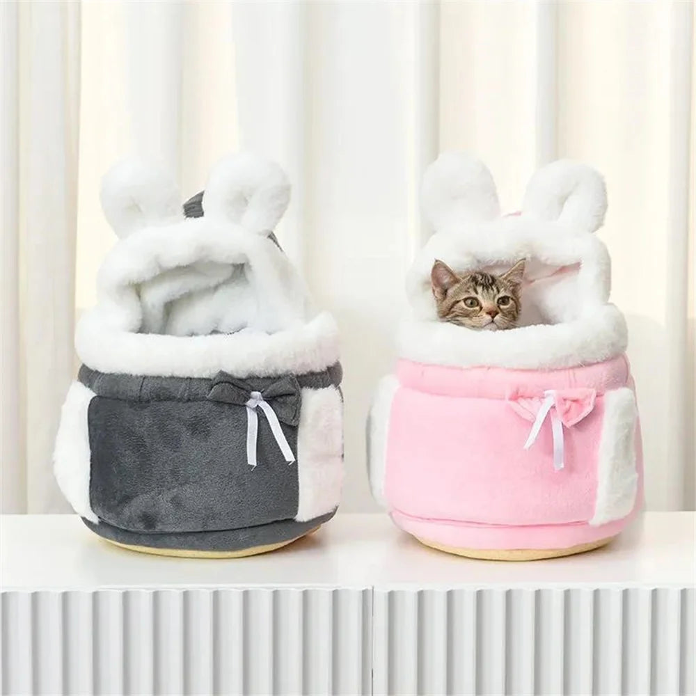 Luxury Cozy Pet Carrier Backpack . Warm Travel Sling for Small Dogs & Cats    Description: