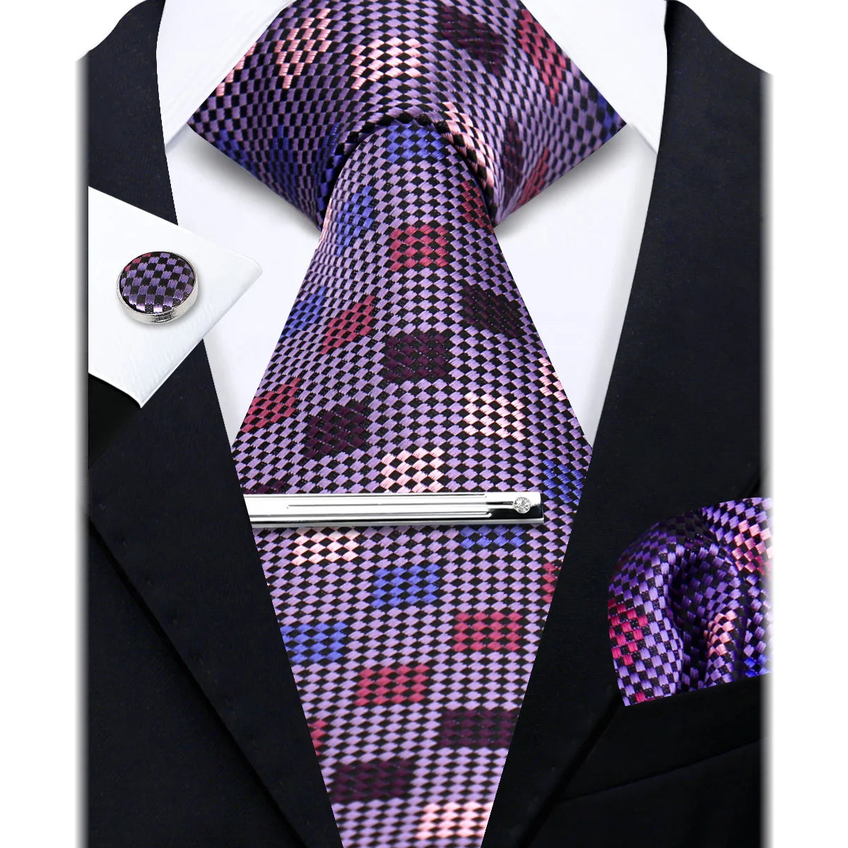Men’s Luxury Paisley Silk Necktie.Elegant BusinessWedding & Formal Dress Tie for Men