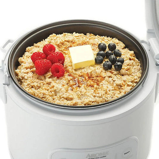 Digital Rice and Grain Cooker 8-Cup Programmable Automatic Keep Warm Delay Timer Steamer Rice Grains Healthy Meals Kitchen