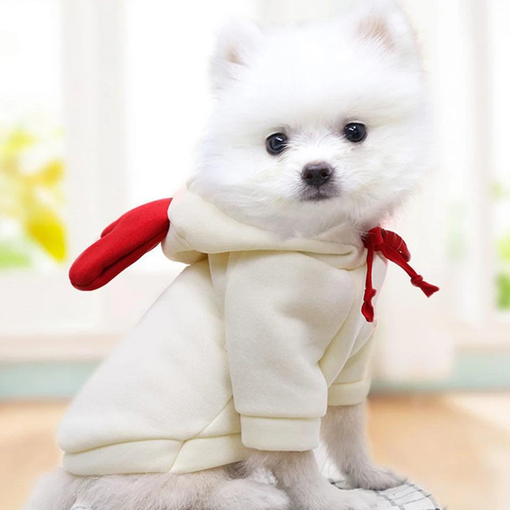 Cute Fruit Dog Clothes for Small Dogs Hoodies Warm Fleece Pet Clothing Puppy Cat Christmas Costume Coat Chihuahua Jacket Suits