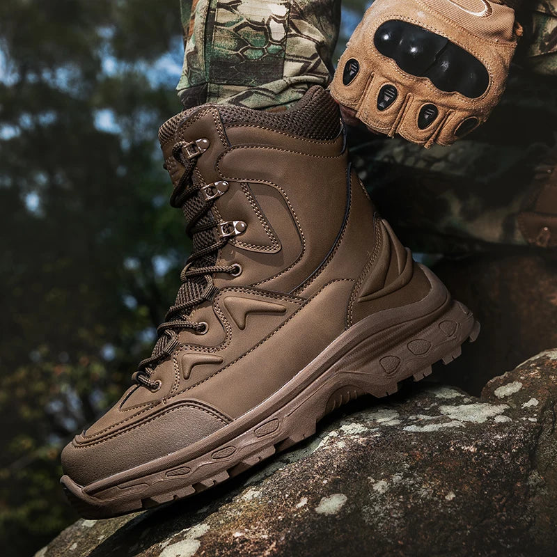 Mens Hiking Boots Combat Walking Casual Tactical Boots