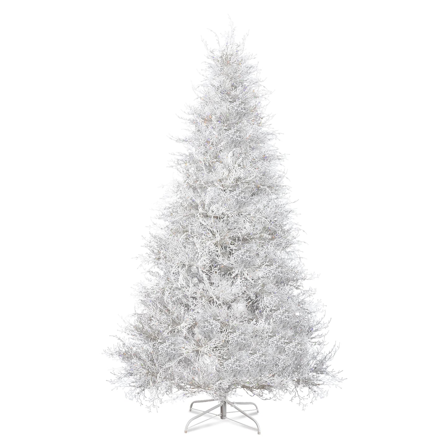 7FT Pre-Lit Artificial Christmas Tree with 400 LED Lights .3 Color Modes & Dimmable Holiday Lighting