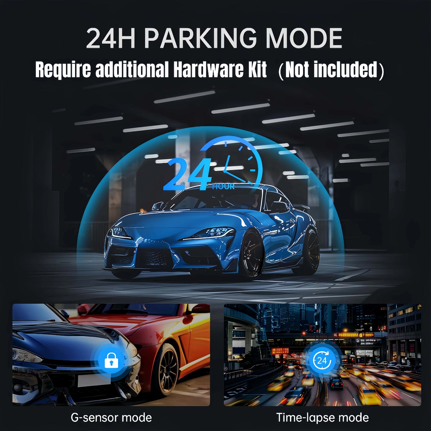 4K Ultra HD Front & Rear Dash Cam with GPS, WiFi & Night Vision for Enhanced Driving Security