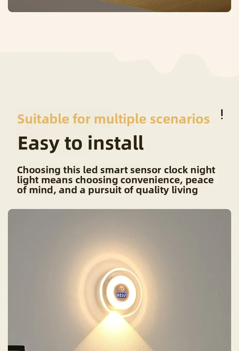 Rechargeable LED Motion Sensor Wall Spotlight with Remote Control