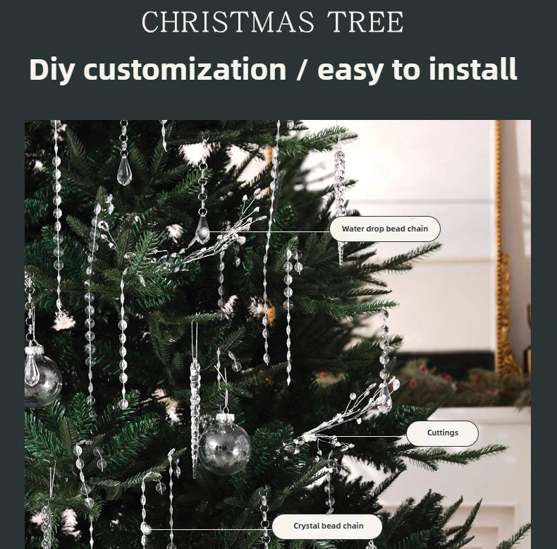 2025 new PE Christmas tree premium sense home living room DIY Christmas decoration Christmas
