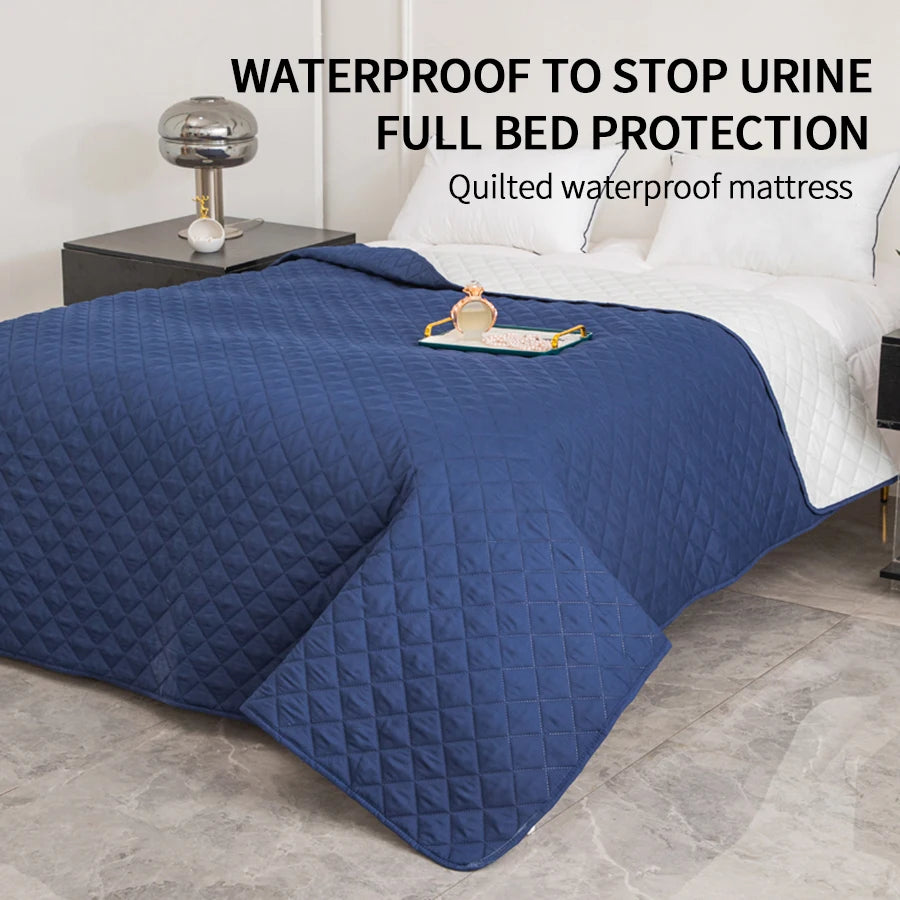 Waterproof Quilted Bed Protector Cover