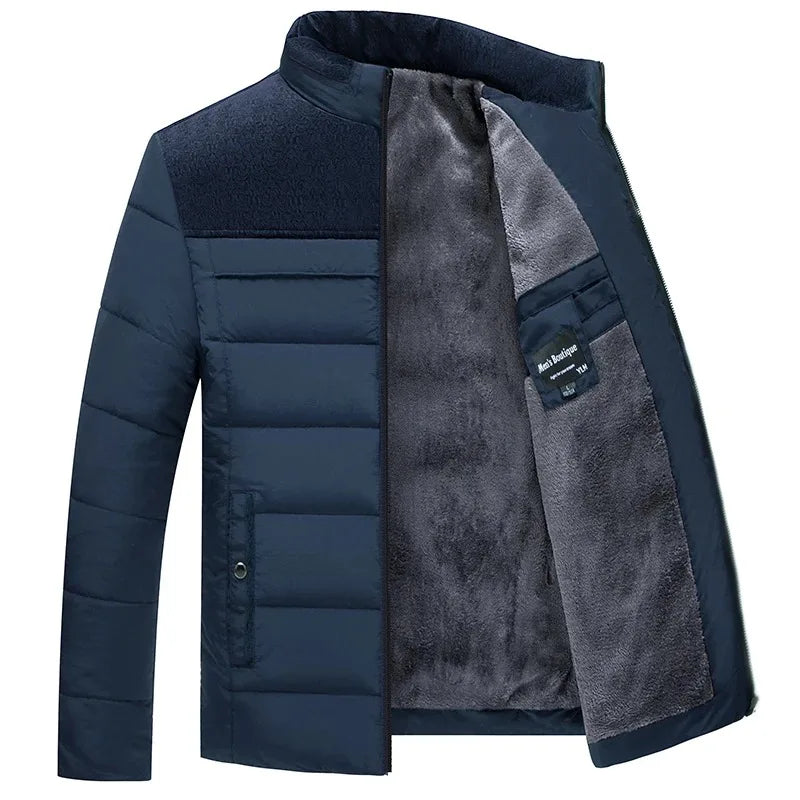 Men’s Plush Winter Puffer Jacket