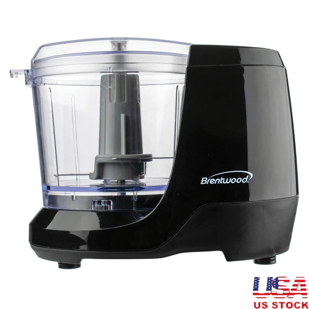 1.5 Cup Mini Food Chopper Compact Design Stainless Steel Blades Easy Operation Kitchen Prep Dips Salsas Veggies Spices Ideal