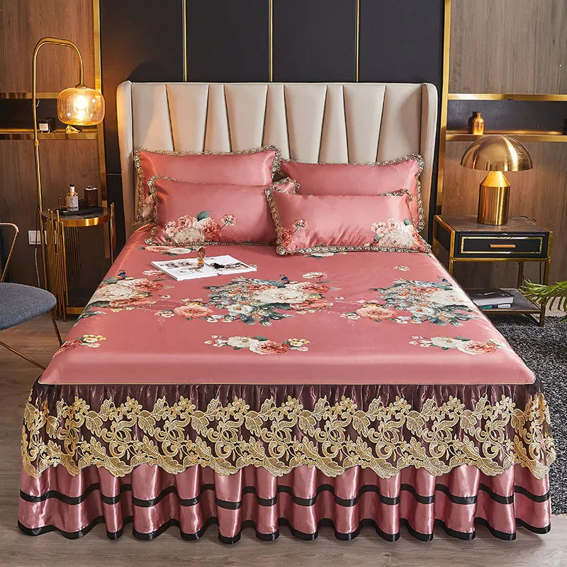 European Floral Summer Bedspread Set
