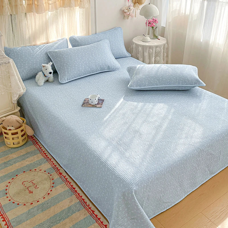 100% Cotton Thickened Bedspread & Cover Set
