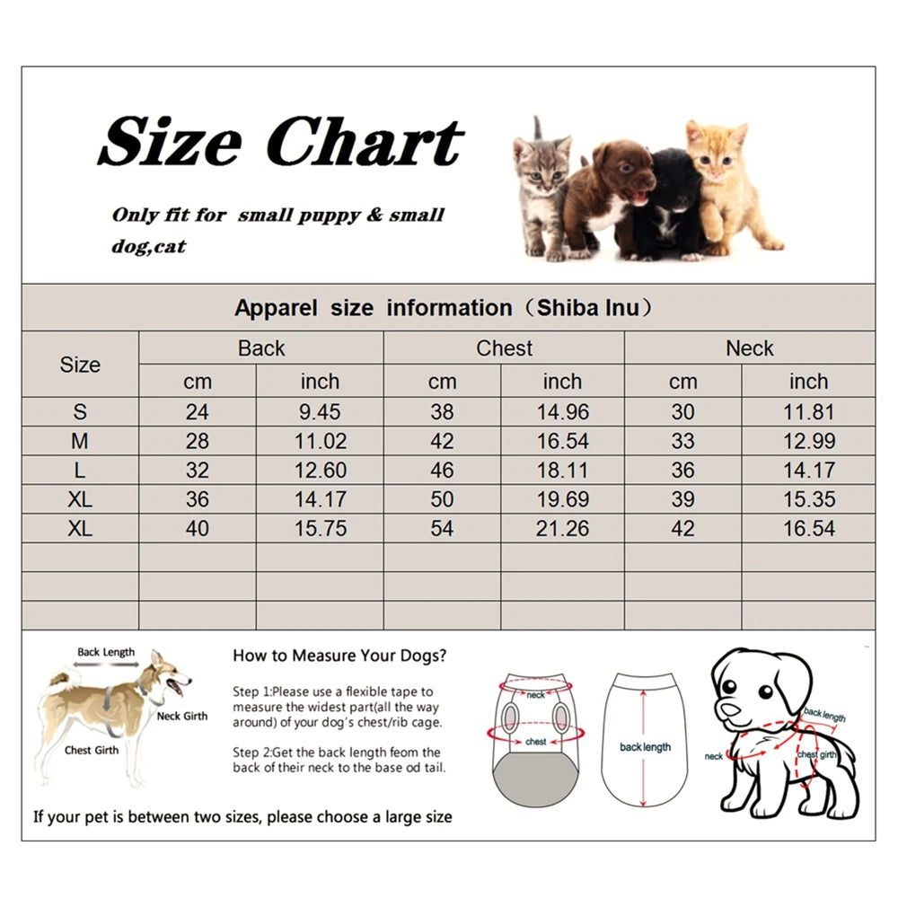 Adjustable Dog Harness Jacket with Leash for Small Dogs