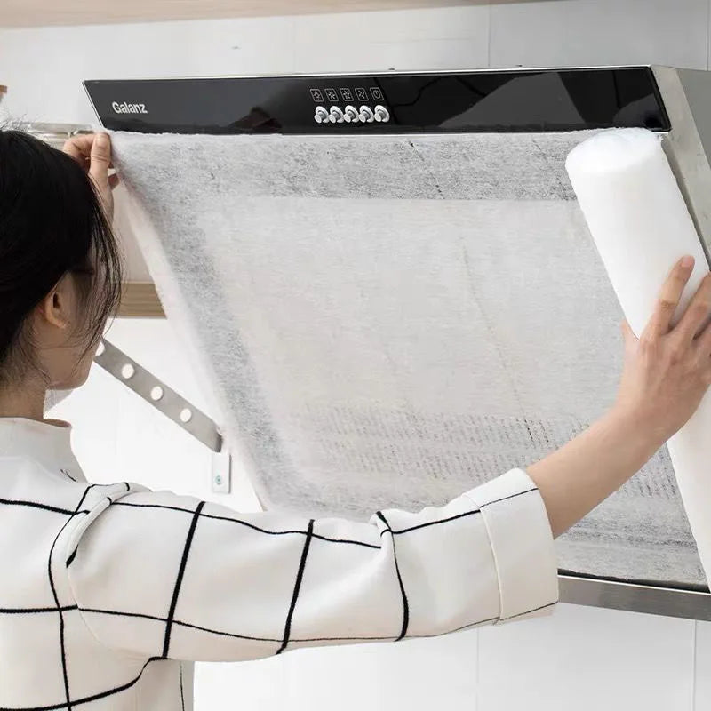 Disposable Range Hood Oil Filter Paper Roll for Kitchen Exhaust Fans