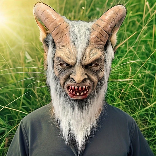Dark Night Diablo Latex Mask, Realistic Face Mask, Halloween Christmas Party, Role Play, Bar Party Masks，   masquerade mask
