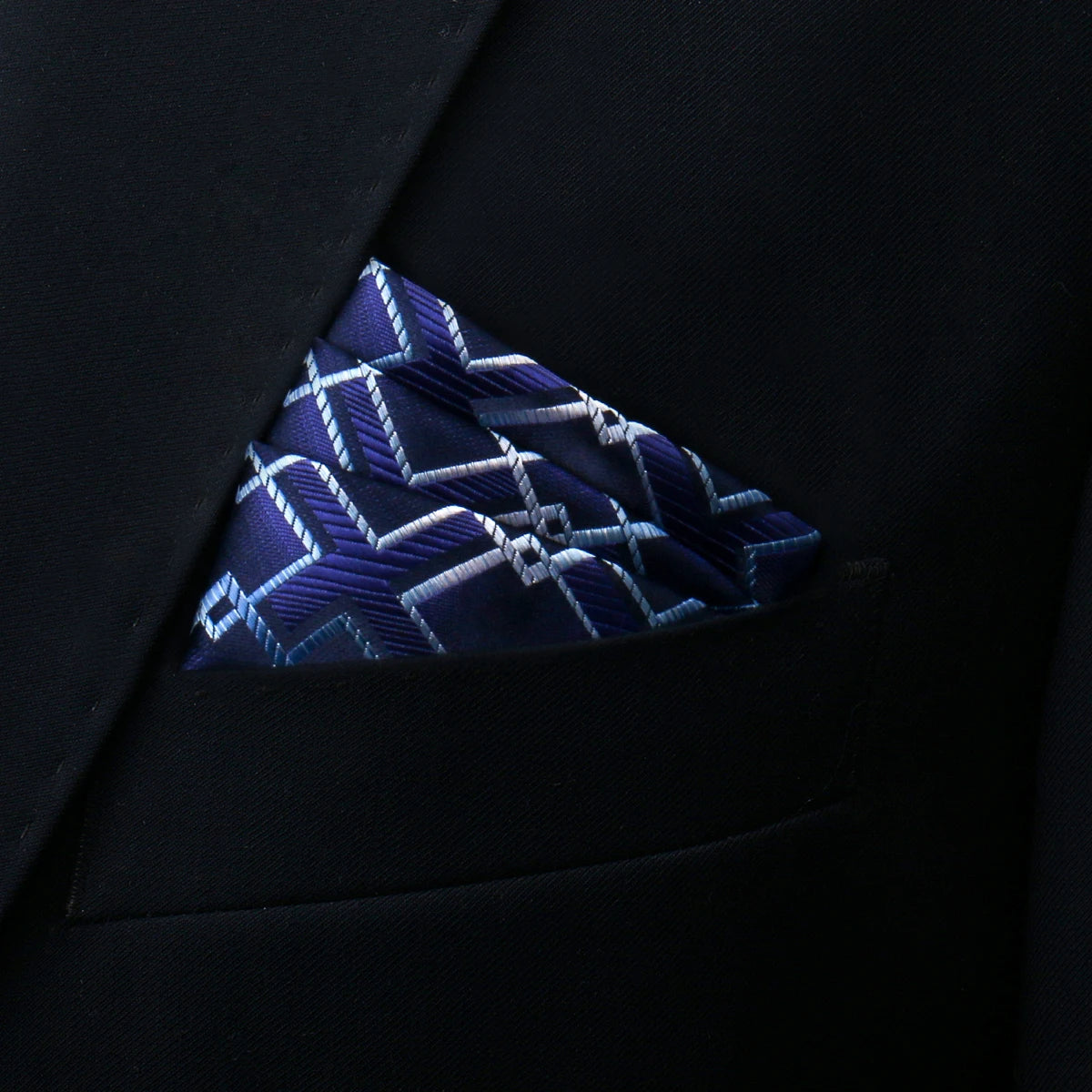 Luxury Men’s Pocket Square Handkerchief. Formal Suit Accessory
