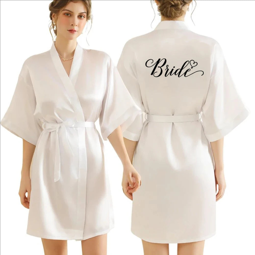 Elegant Satin Bridal Robe for Weddings & Everyday Luxury