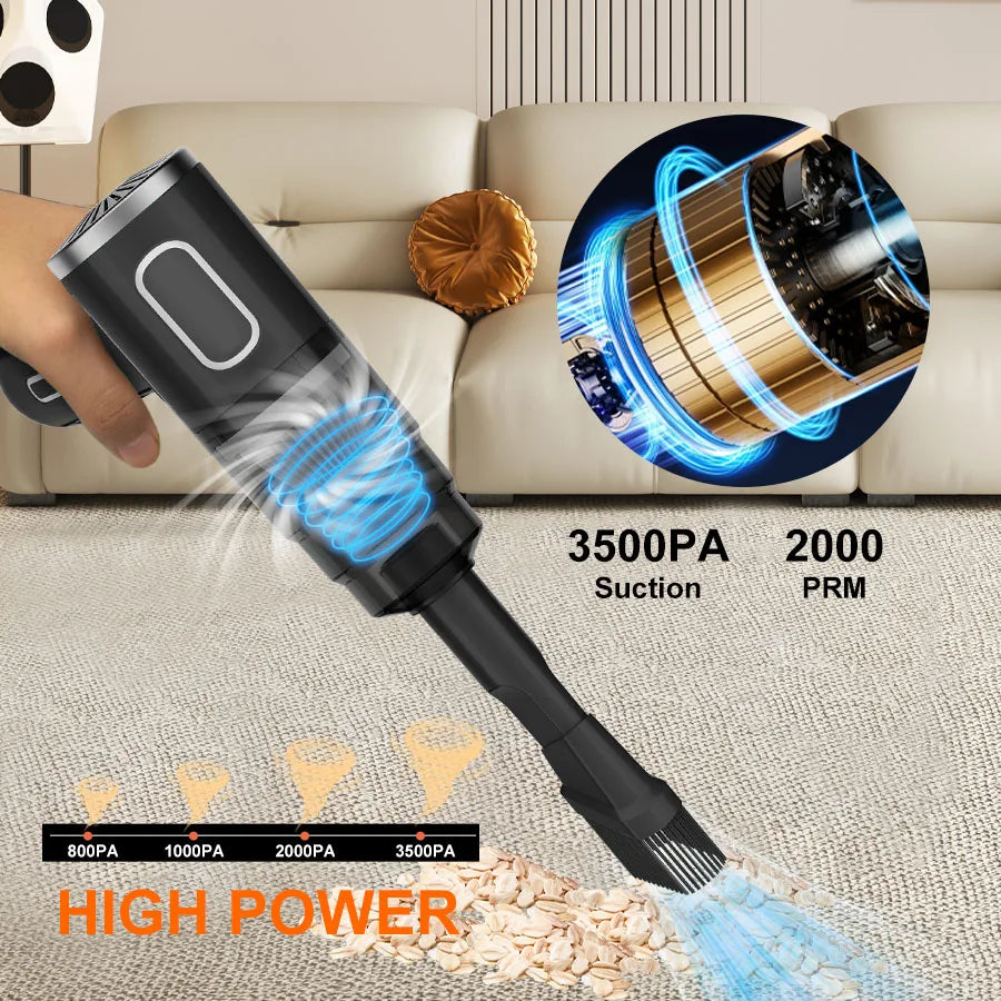 Wireless vacuum cleaner home appliance Portable powerful handheld vacuum cleaner, suitable for cleaning sofas carpets and debris