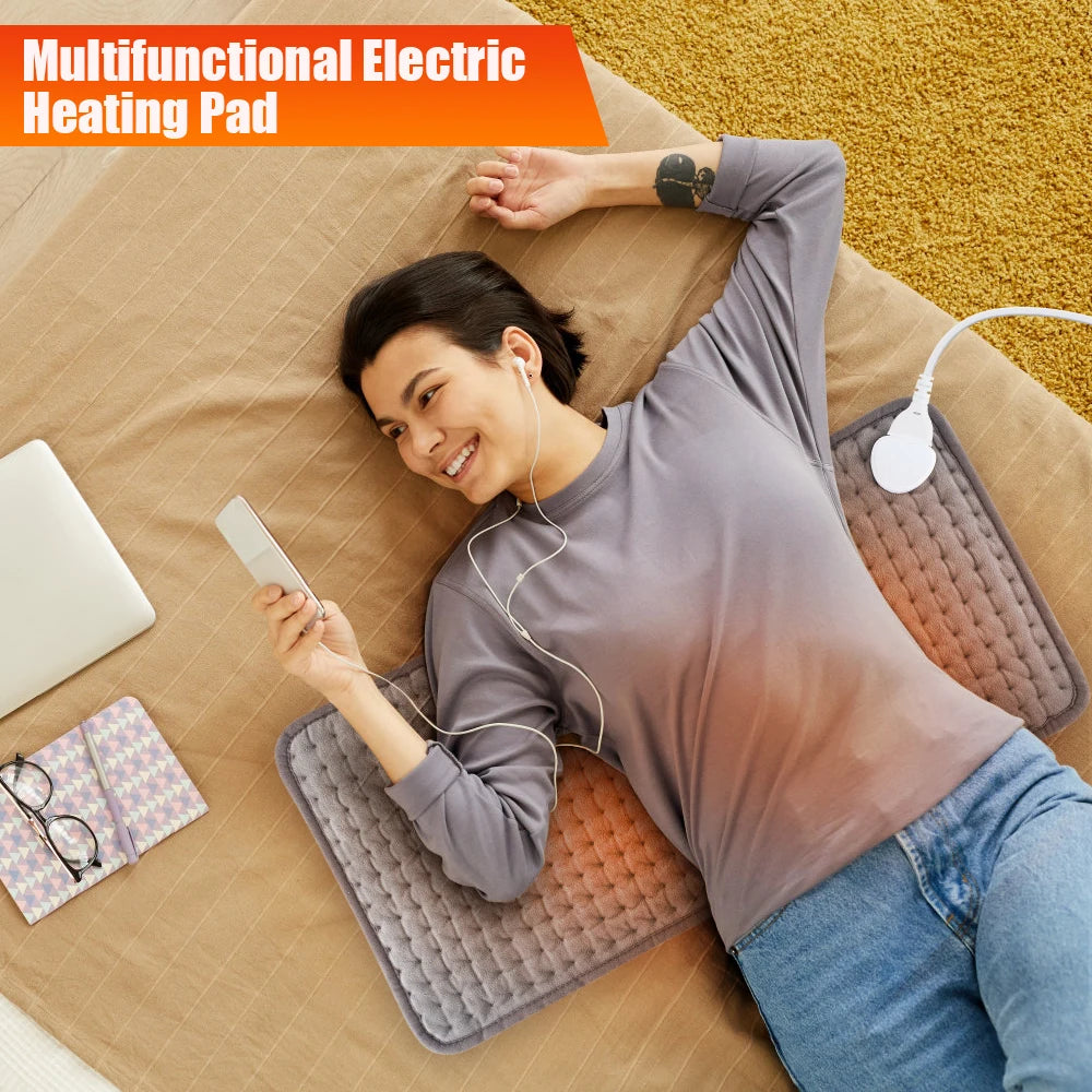 Electric Heating Pad Winter Heater Abdomen Shoulder Back Pain Relief Physiotherapy Blanket Warm Mat Sofa Bed For Winter