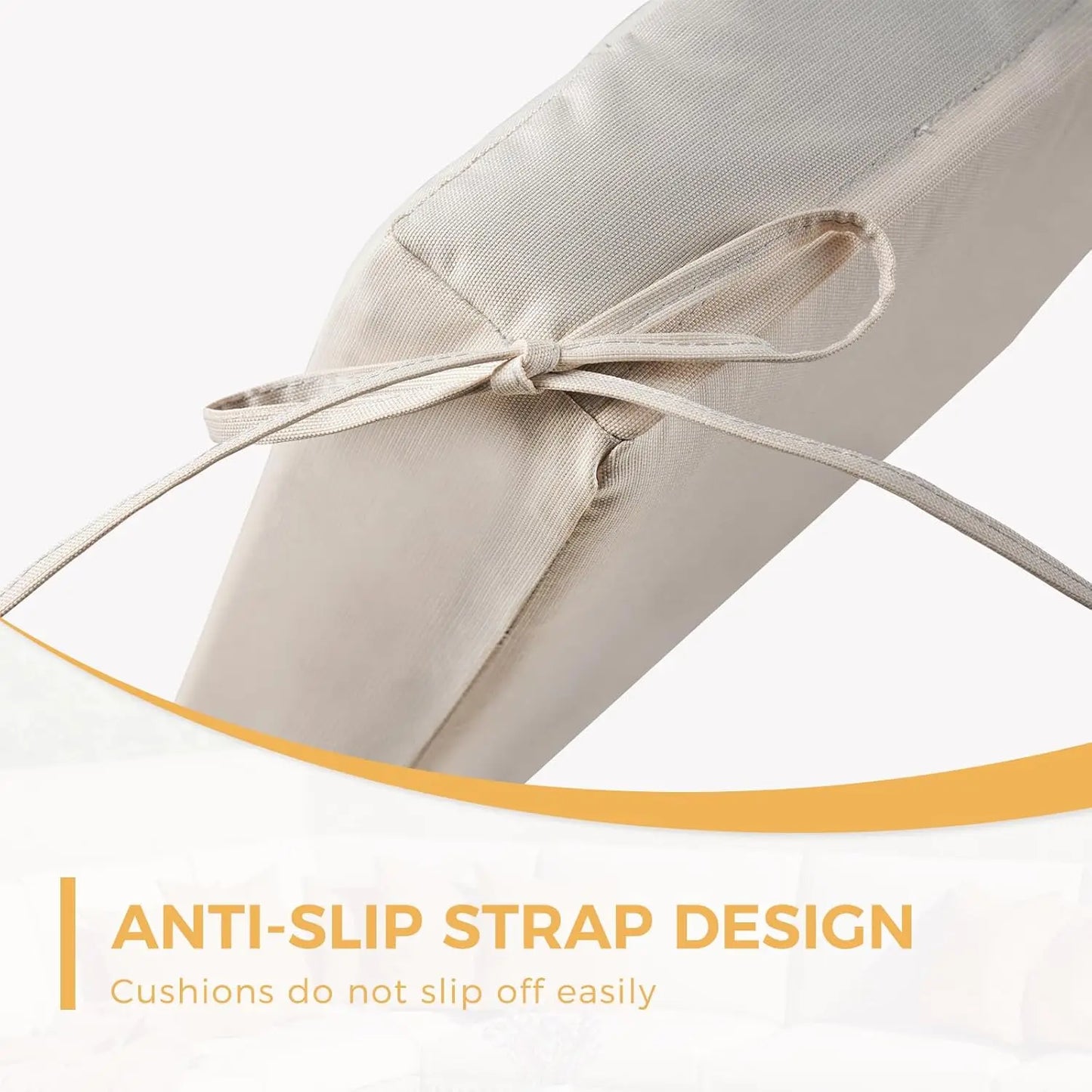 7pcs Wicker Patio Furniture Set, Boho Outdoor Conversation Set Sectional Sofa With Thick Cushions And Coffee Table