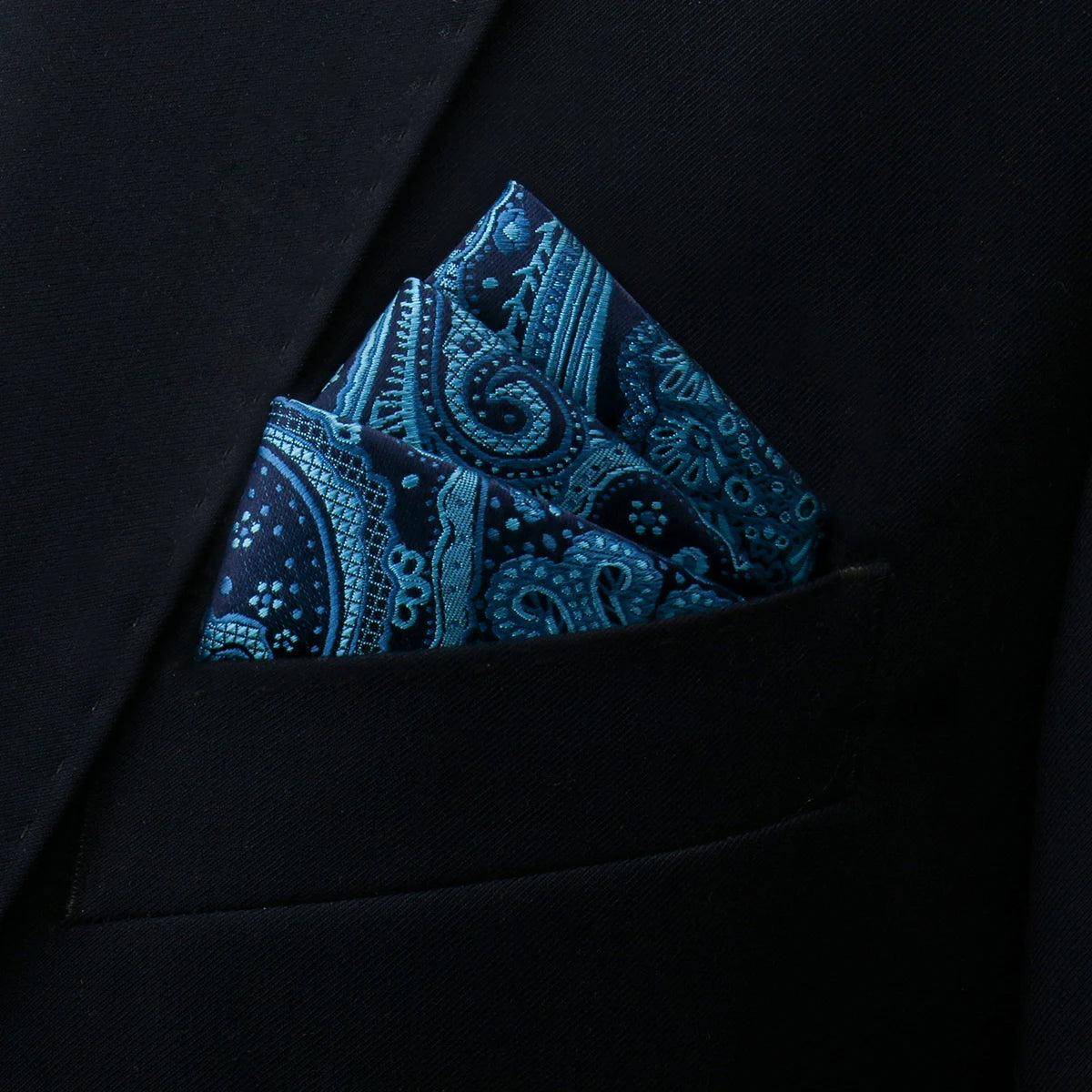 Luxury Men’s Pocket Square Handkerchief. Formal Suit Accessory