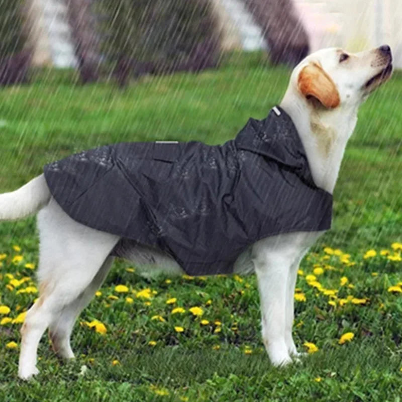 Hooded Waterproof Dog Raincoat Jacket
