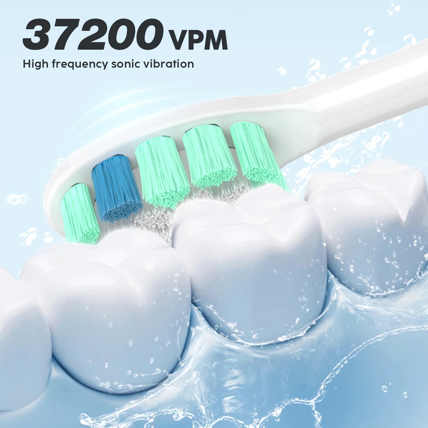 Smart Sonic Electric Toothbrush Rechargeable With 5 Modes