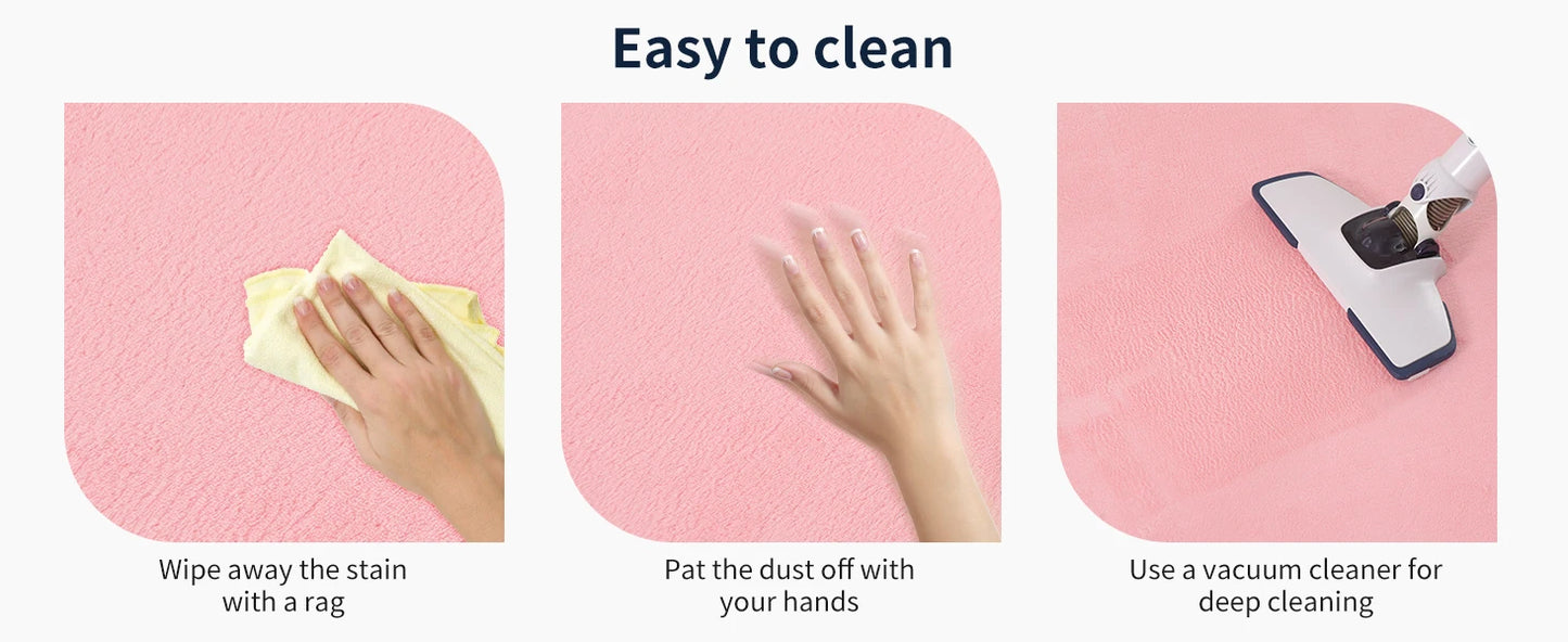 3cm Thick Baby Play Mat Carpet Solid Living Room Kids Room Decoration Soft Children Rug Yoga Mats Foam Play Mat Crawling Mat