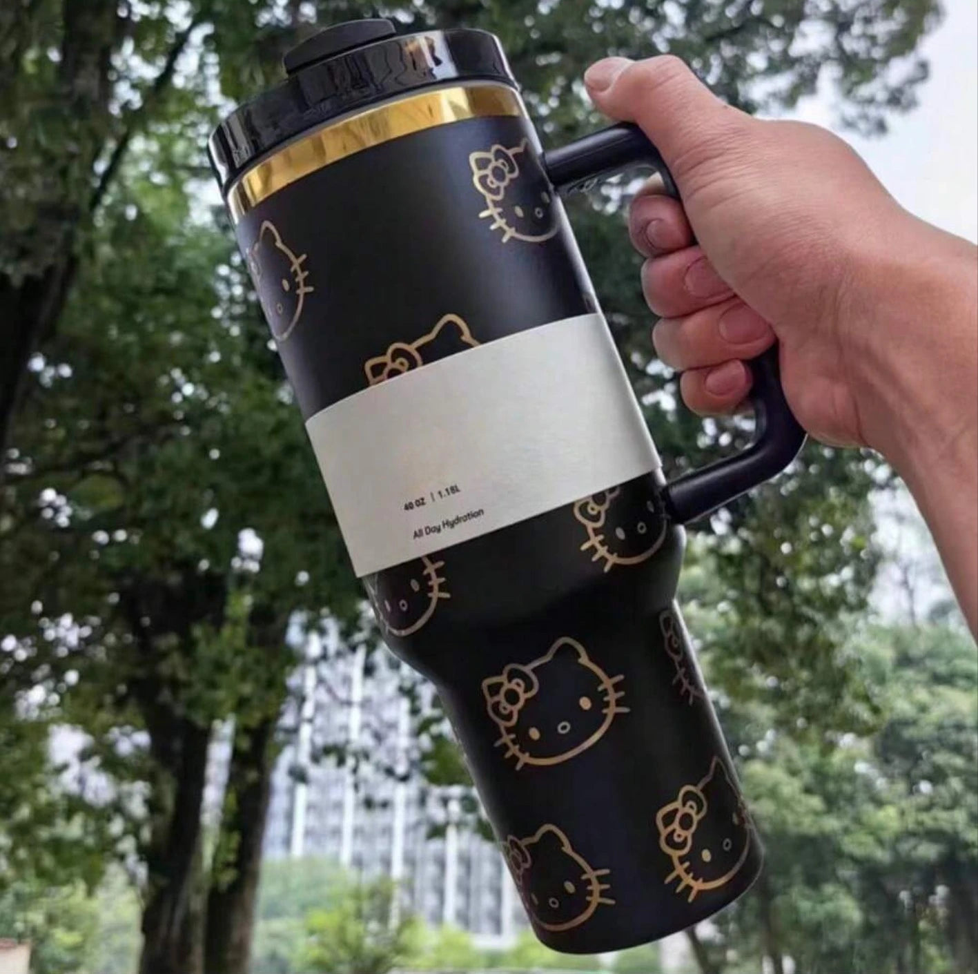 40 Oz Branded Outdoor Sports Water Cup H2.0  Stainless Steel Vacuum Insulated Cup With Lid And Straw Suitable For Water, Iced Te