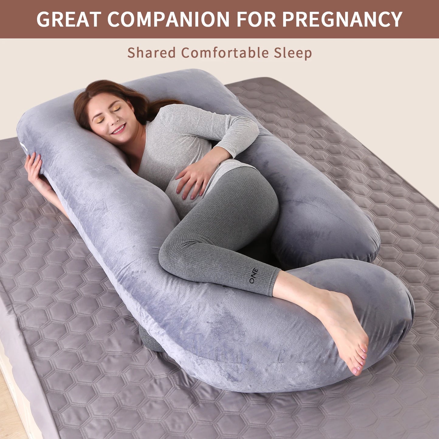 G Shaped Maternity Pillow Full Body For Pregnant Women