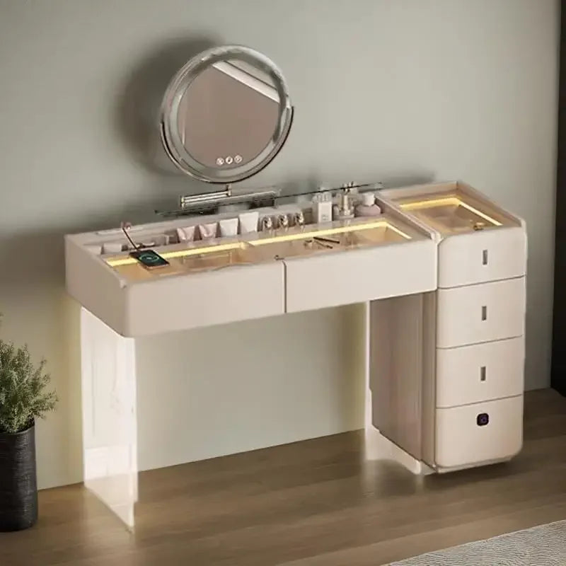 Furniture Luxury Modern Makeup Home Bedroom Items Salon Bedside Table Dresser Vanity Desk Room Woman Tocadores Dressing Girls