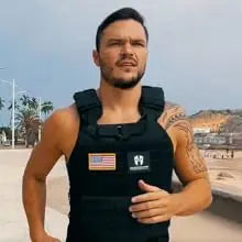 Adjustable Weighted Vest Men,20lb Weight Vest,Fitness Training vest, Workout vest Endurance Training,Weight Vest for men workout