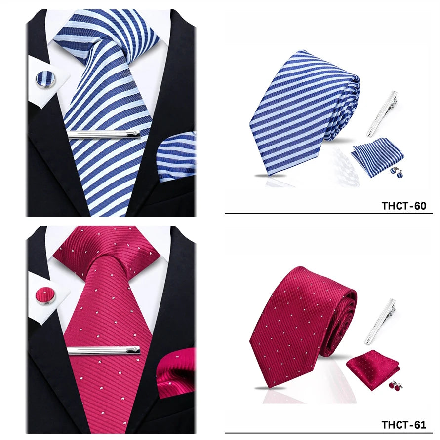 Men’s Luxury Paisley Silk Necktie.Elegant BusinessWedding & Formal Dress Tie for Men