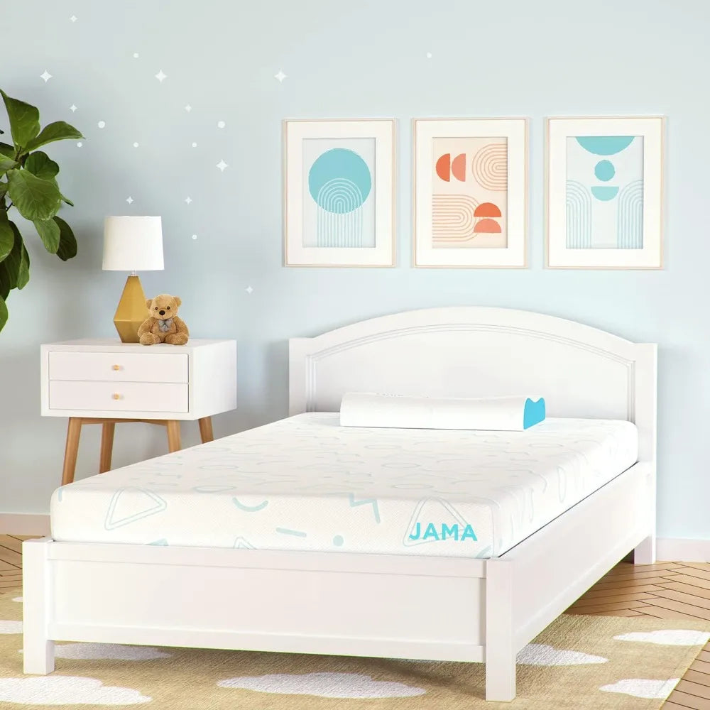 5 Inch Twin Mattress for Kids, Bunk Bed Mattress, Made in The USA of US Foam and Global Materials,CertiPUR-US Certified, Medium