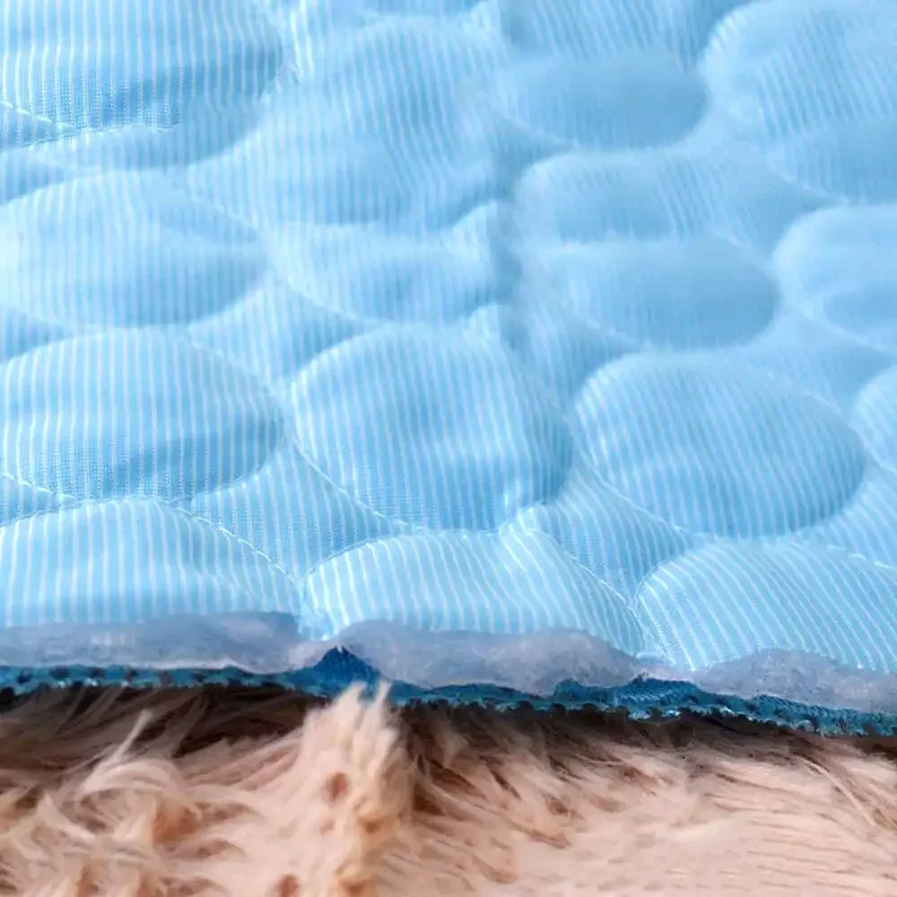 Ice Silk Cooling Dog & Cat Mat | Breathable Summer Cooling Pad for Pets