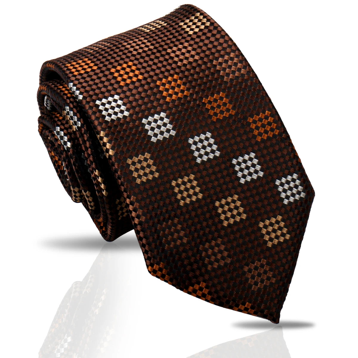 Men's Tie Brand New Fashion Blue Necktie Green Orange Gravatas For Men Paisley Floral Fit Wedding Workplace Slim Dots Wholesale