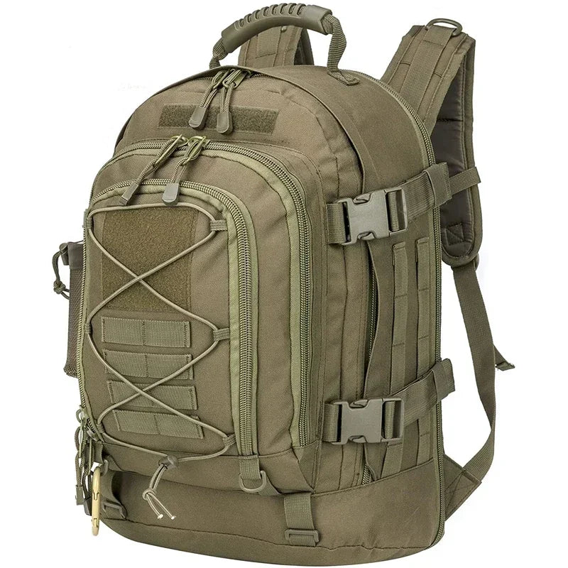 60L Tactical Hiking Backpack with MOLLE Webbing