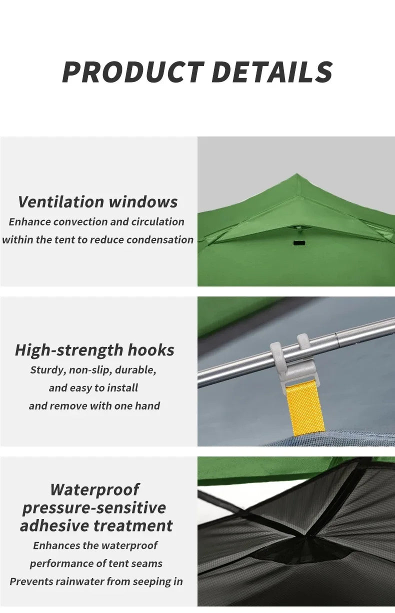 Naturehike Mongar 2-Person Ultralight Waterproof Backpacking Tent
