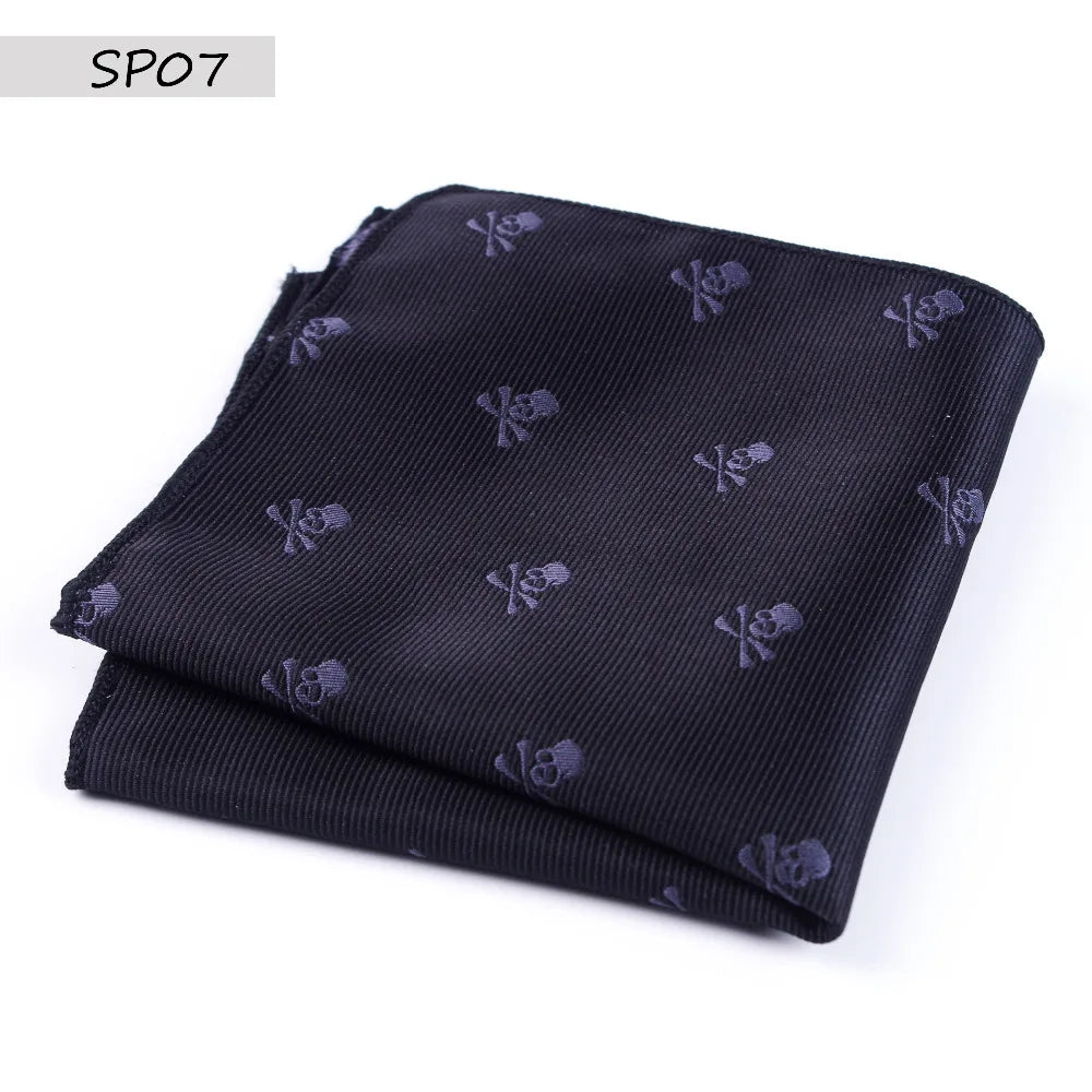 Men’s Designer Pocket Square Handkerchief Set. Elegant Suit Accessories
