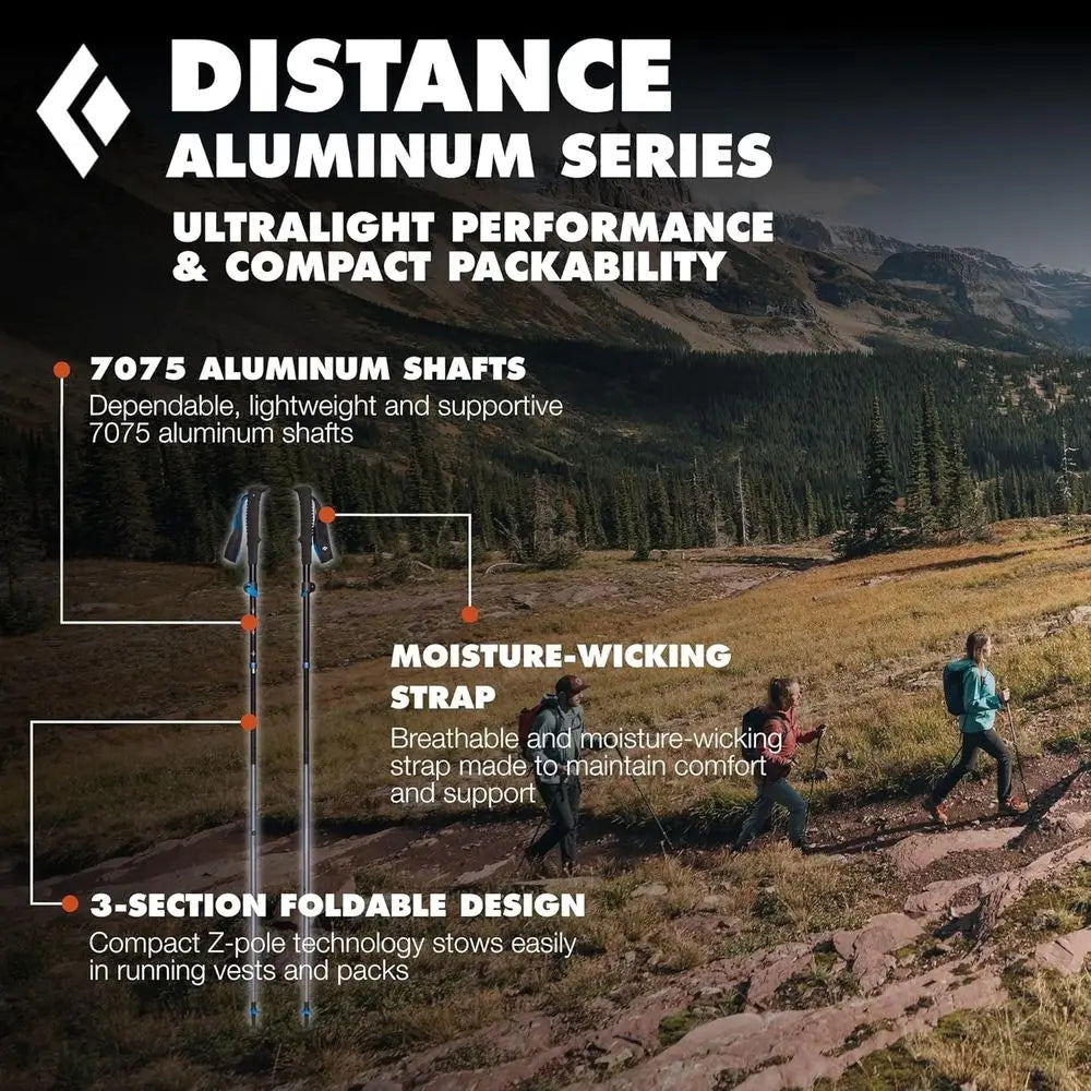 Ultralight Hiking Poles – Z-Pole Design Trekking Poles for Trail Running, Hiking & Outdoor Adventures