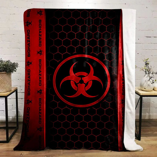 Contemporary Reversible Flannel Throw Blanket .Soft Cozy Polyester Blanket for Sofa, Bed & Lounge