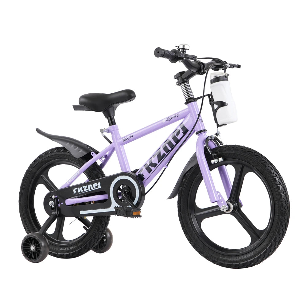 FKZNPJ 18-Inch Kids Mountain Bike .High Carbon Steel Frame, Magnesium Wheels, Adjustable Seat, Boys & Girls Bicycle