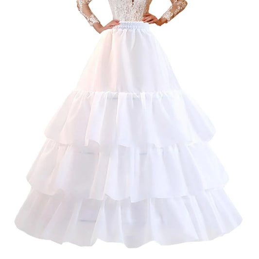 Bridal Wedding Petticoat Underskirt Ball Gown Crinoline Slip Underskirt Bridae Prom Dress Petticoats