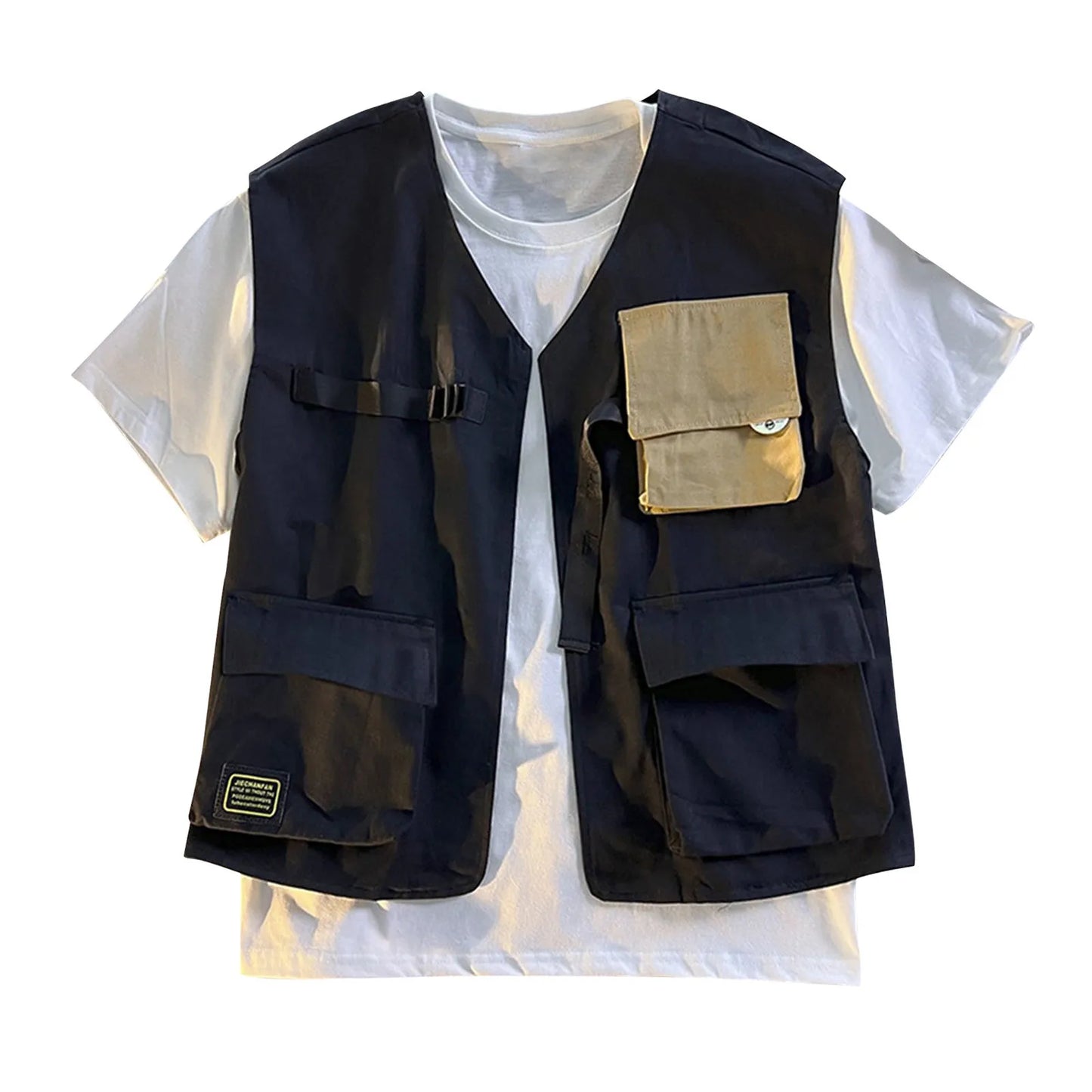 Men’s Tactical Outdoor Utility Vest Jacket Multi Pocket Casual Fashion Vest