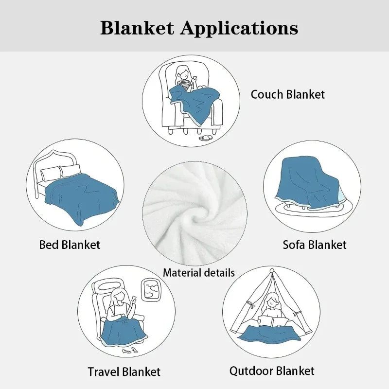 Cute Sleeping Cat Throw Blanket. Ultra Soft Cozy Fleece Blanket for Cat Lovers & Home Comfort