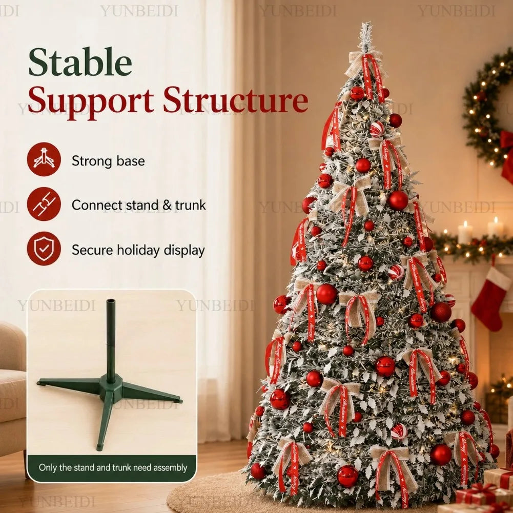 Foldable Pop-Up Christmas Tree .Easy Setup Holiday Décor