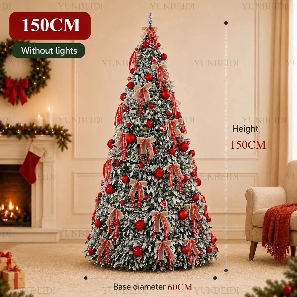 Foldable Pop-Up Christmas Tree .Easy Setup Holiday Décor