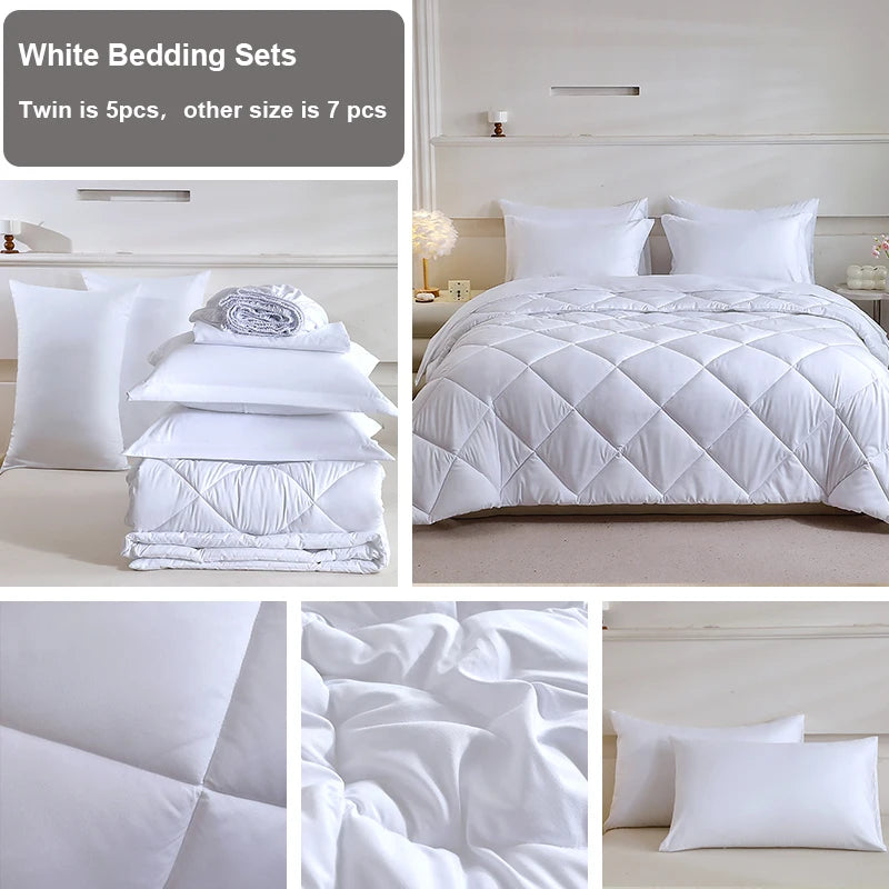 Queen Size Comforter Sets - Home Bedding Set with Blanket And Bed Sheets for Extra Comfort And Warmth - Bedroom Decor