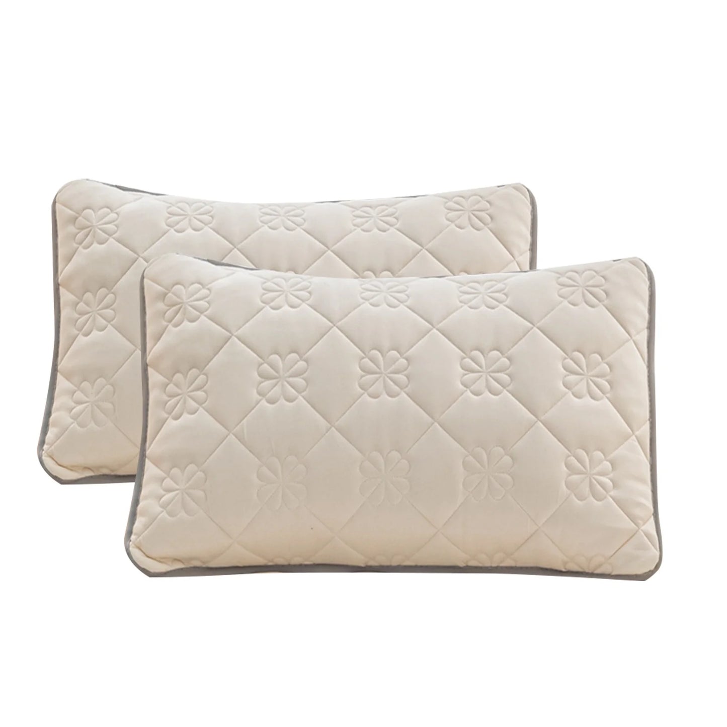 Premium Waterproof Pillowcase Set of 2 Soft Breathable Bed Pillow Protectors