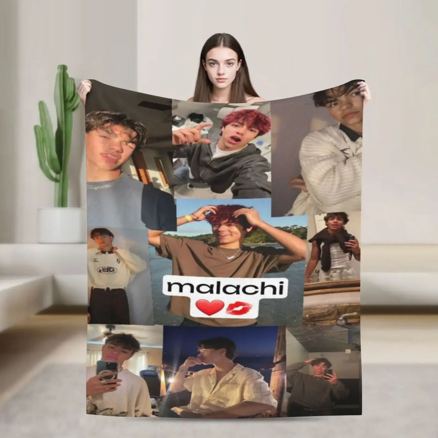 Love Malachi Barton Ultra-Soft Flannel Blanket For Sofa,Bedspread,Handsome Man Lightweight Throw Blanket,Gifts for Girls,Friends