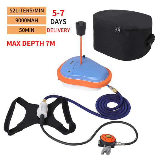 Tuxing Scuba Ventilator Snorkel Rechargeable Fifty Minutes